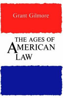 Copertina  The ages of American law