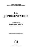 Copertina  La représentation