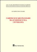 Copertina  L'arbitro bancario finanziario tra funzioni di tutela e di vigilanza