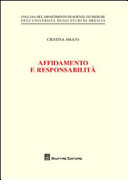 Copertina  Affidamento e responsabilità