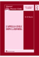 Copertina  L'appello civile dopo la riforma