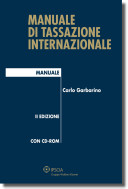 Copertina  Manuale di tassazione internazionale