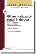 Copertina  Gli ammortizzatori sociali in deroga : dal D. L. n. 185/2008 alla L. 191/2009 (legge finanziaria 2010)