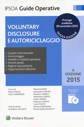 Copertina  Voluntary disclosure e autoriciclaggio