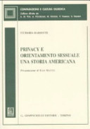 Copertina  Privacy e orientamento sessuale : una storia americana