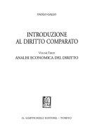Copertina  3: Analisi economica del diritto