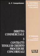 Copertina  3: Contratti, titoli di credito, procedure concorsuali