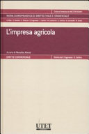 Copertina  Diritto commerciale. L'impresa agricola